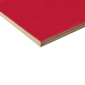 Фанера березовая лам. ФОФ 12мм сорт II/II 240/240 2500х1250мм RD (красный цвет)